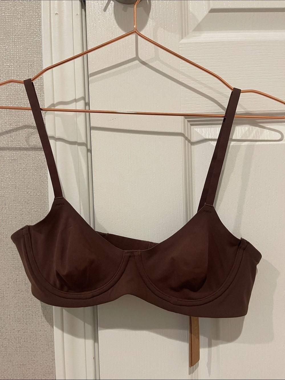 NWT skims fits everybody unlined Demi bra COCOA SZ 36A